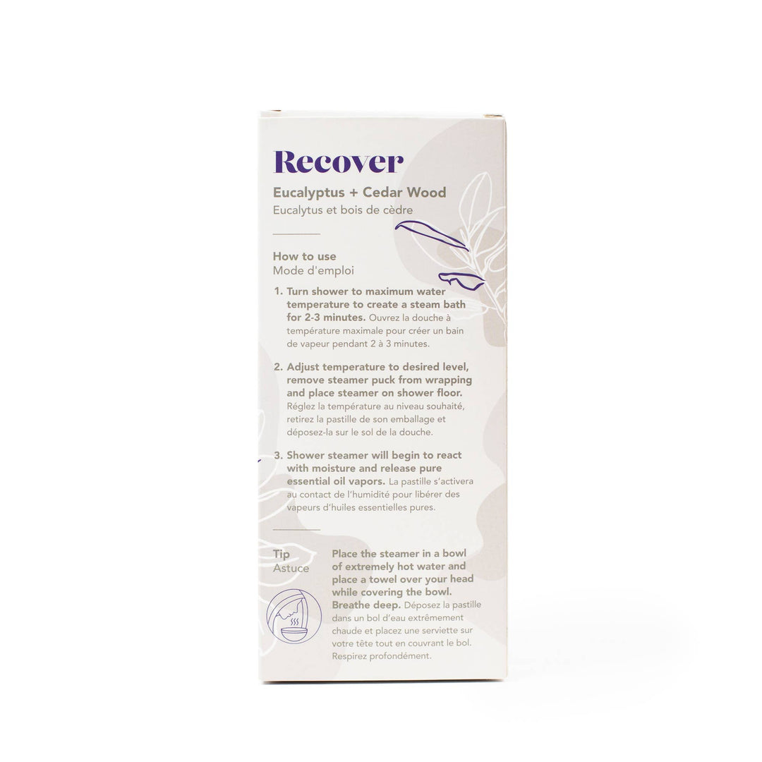The Bathologist Recover Shower Steamers