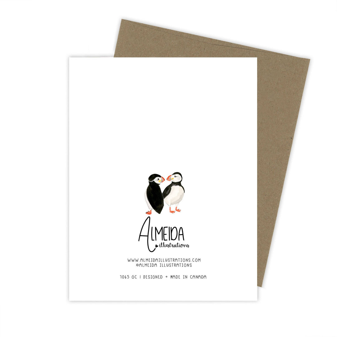 Puffin Love Anniversary Card