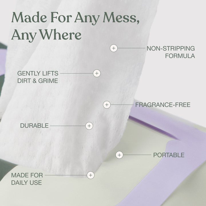 Gentle Cleanse Dog Wipes (Pack of 30)