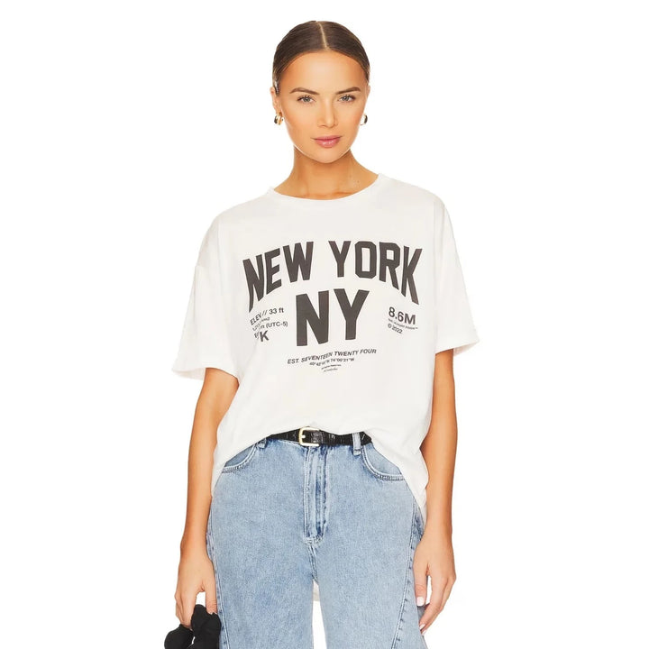 Welcome to New York Oversized Tee