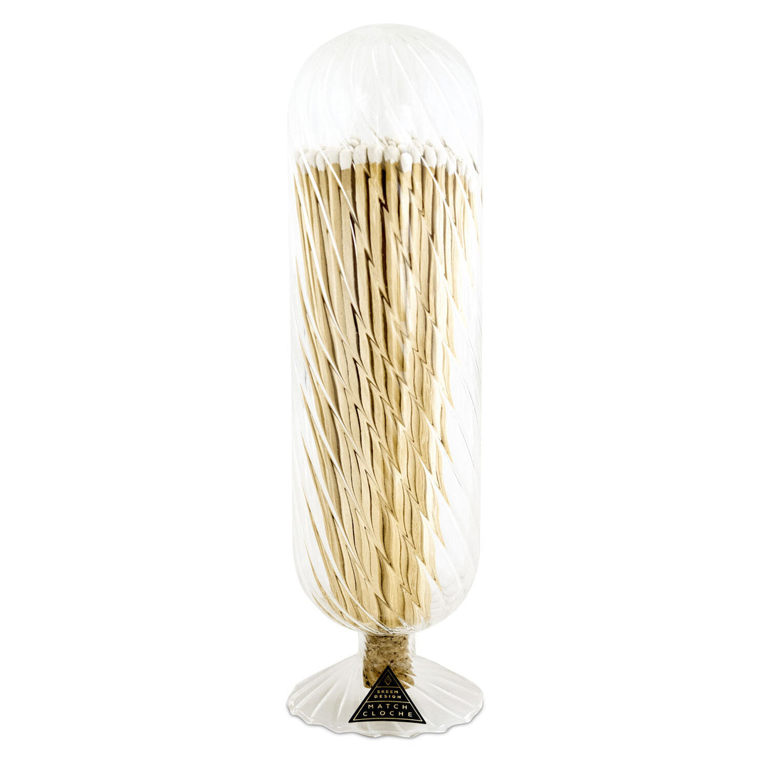 Helix Ribbed Fireplace Match Cloche