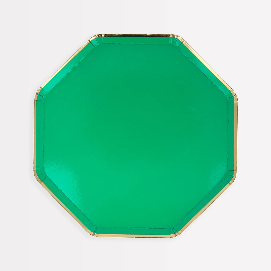 Fir Green Side Plates (x 8)