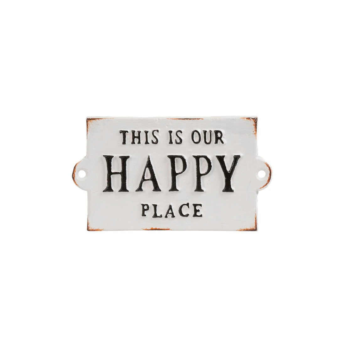 Our Happy Place Sign 6x3