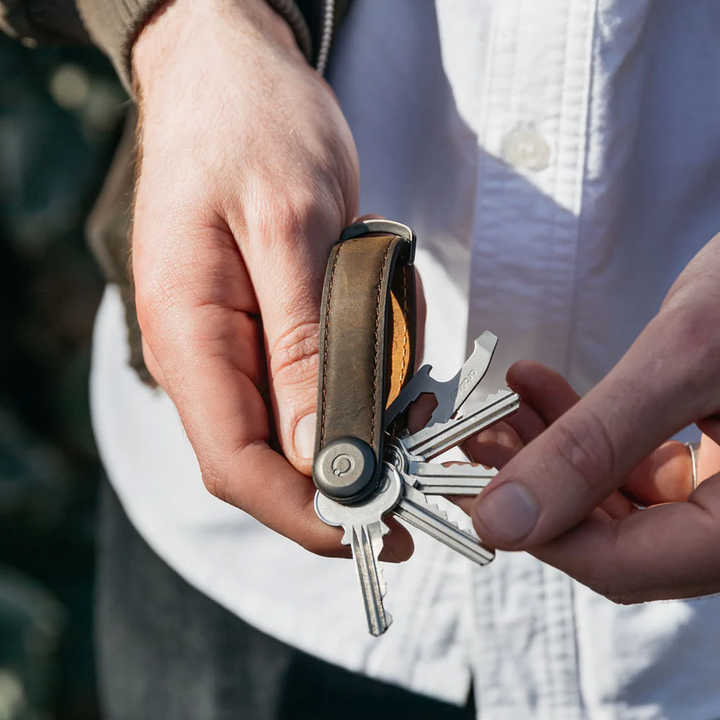 Crazy Horse Leather Key Organizer