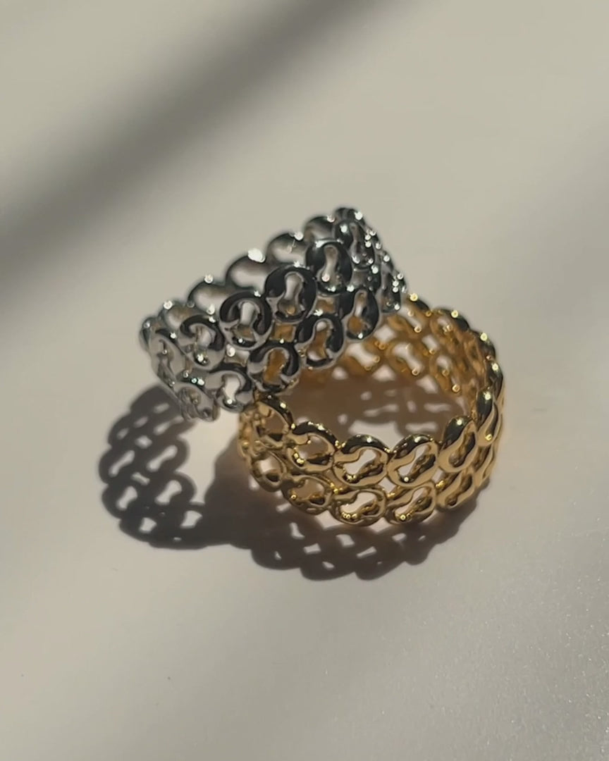 Metal Lace Ring