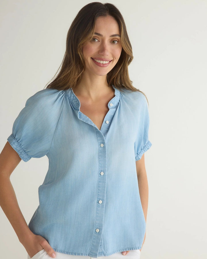 Puff Sleeve Raglan Shirt