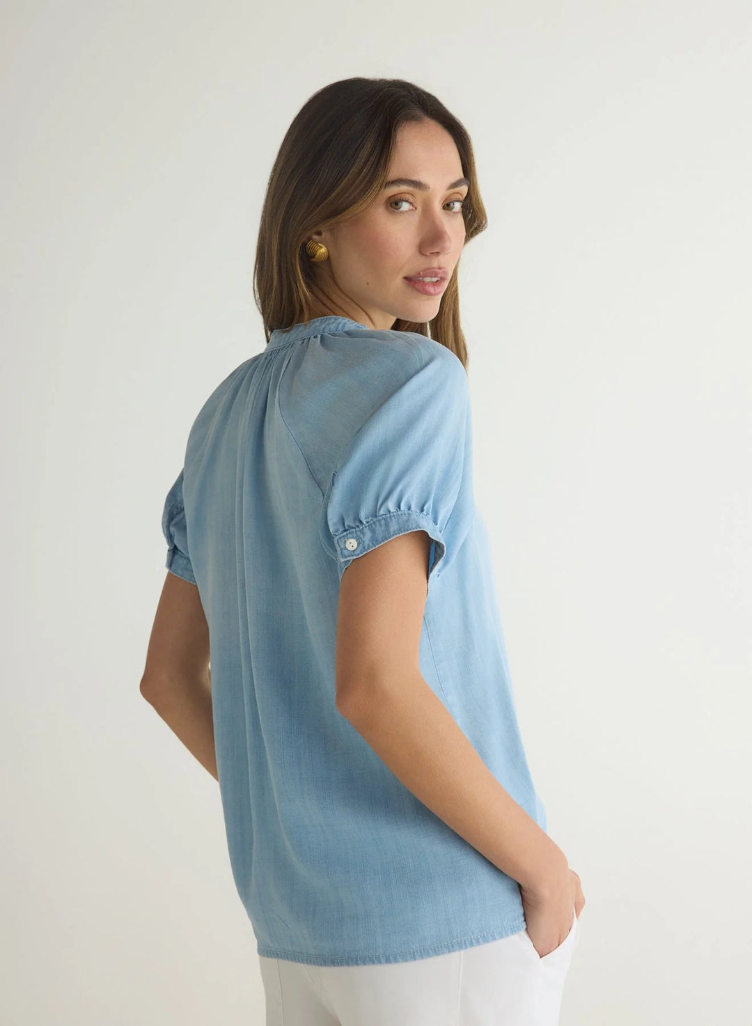 Puff Sleeve Raglan Shirt