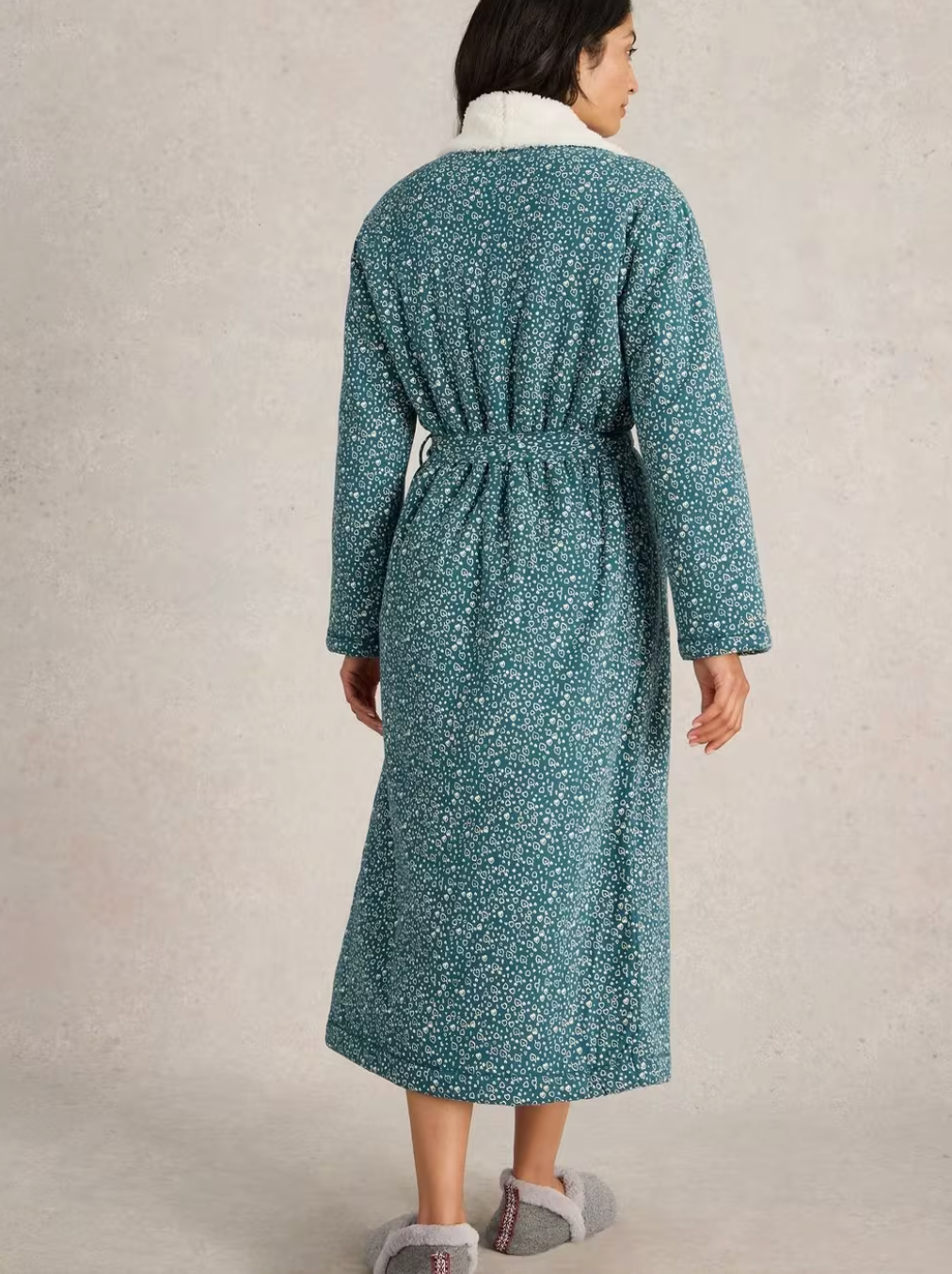 Ava Lined Dressing Gown