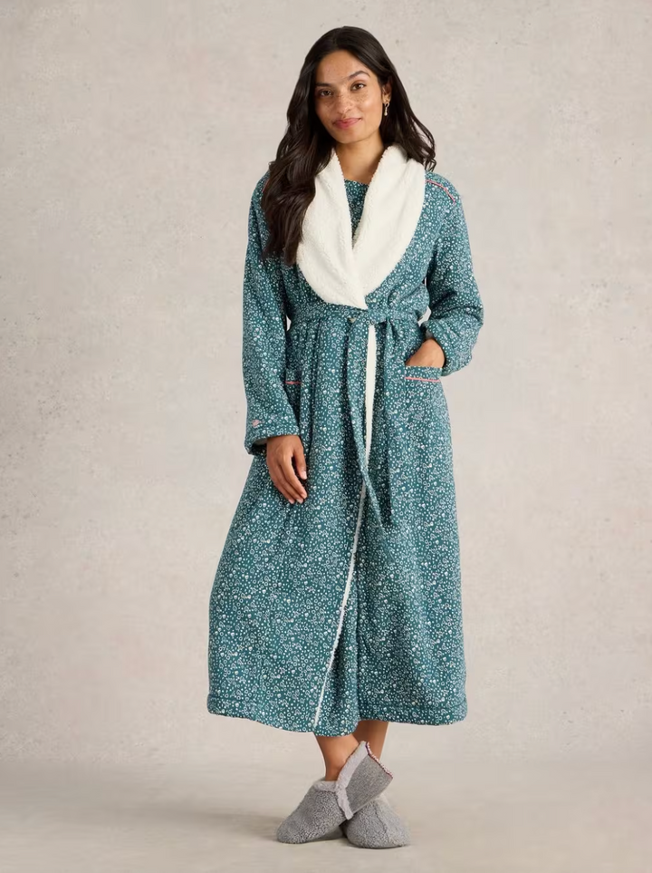 Ava Lined Dressing Gown