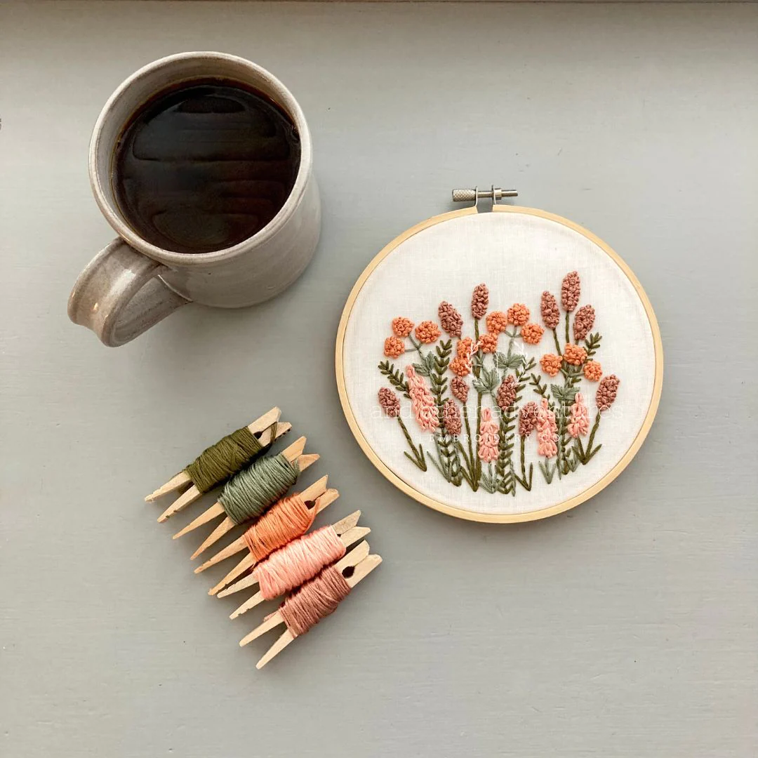 Embroidery Kit | Avonlea in Terracotta