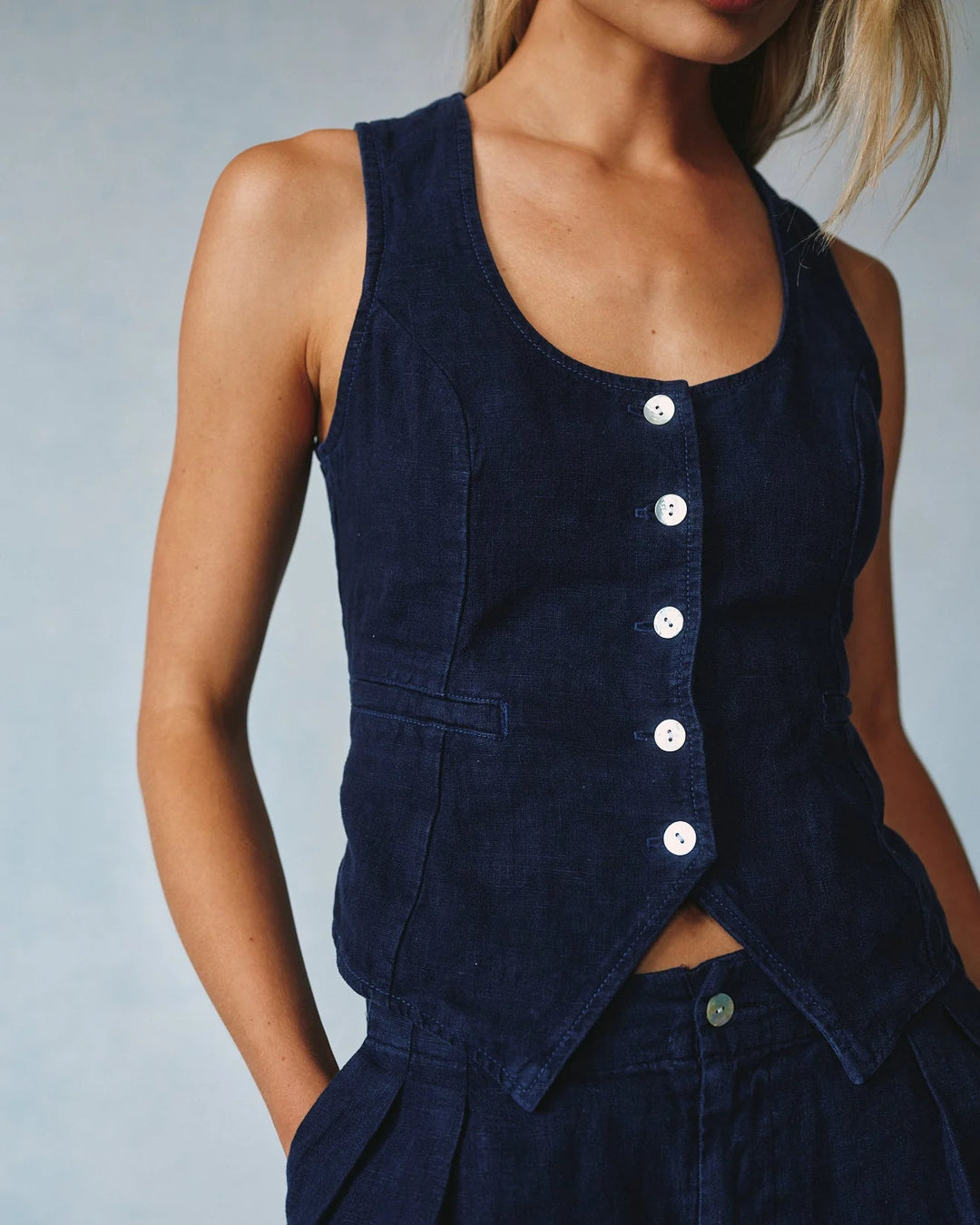 Scoop Neck Vest