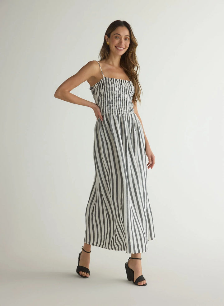 Smocked Midi Dress