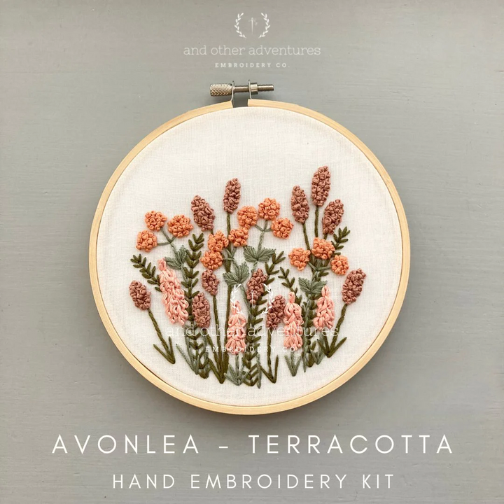 Embroidery Kit | Avonlea in Terracotta