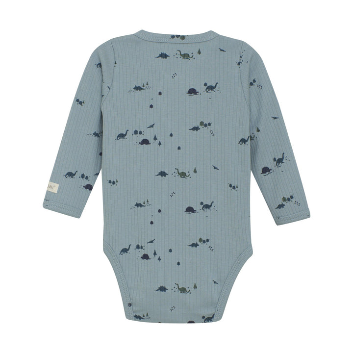 Ribbed Wrap Bodysuit