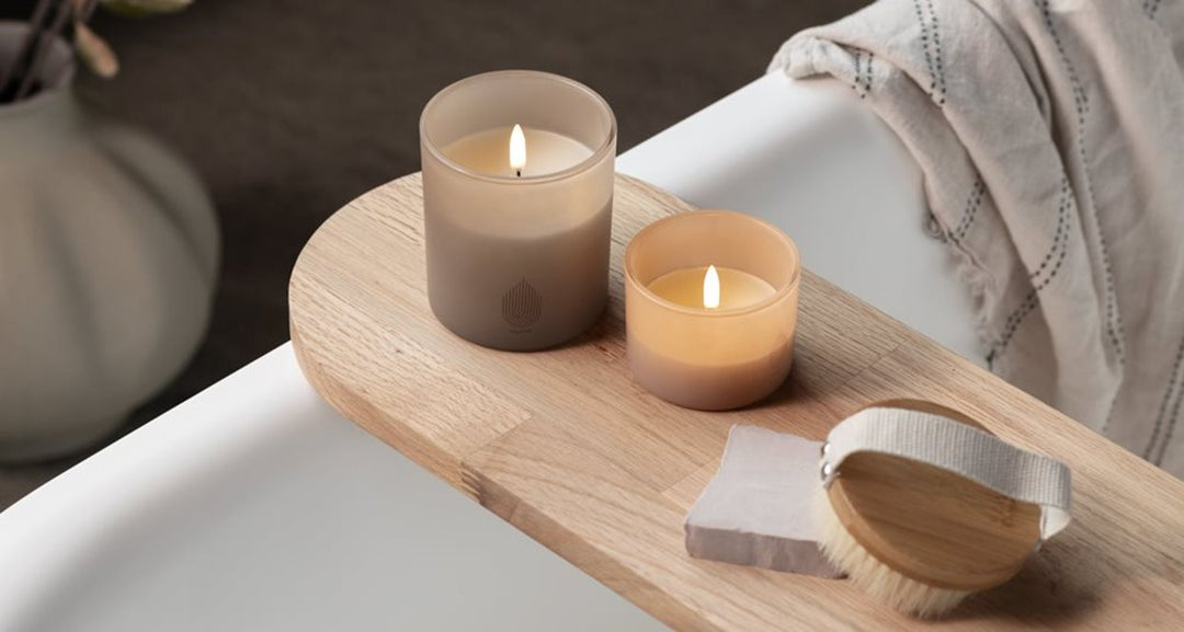 Rechargeable Glass Candle