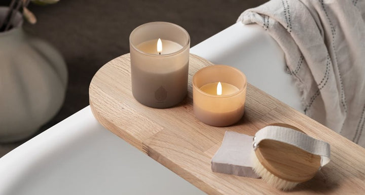 Rechargeable Glass Candle