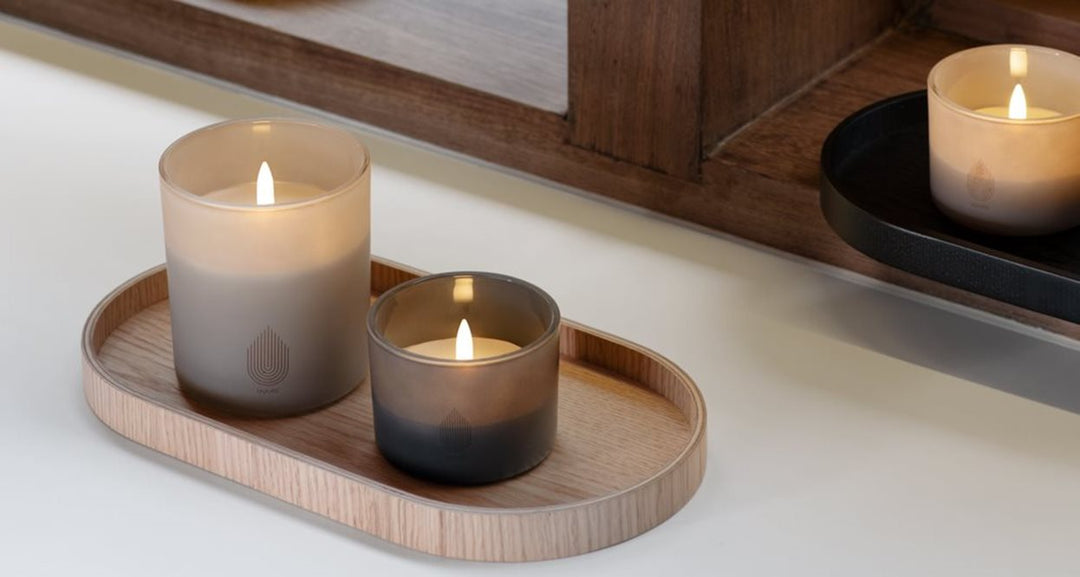 Rechargeable Glass Candle