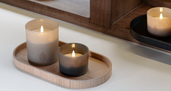 Rechargeable Glass Candle
