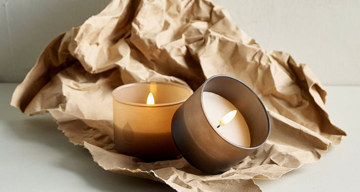 Rechargeable Glass Candle