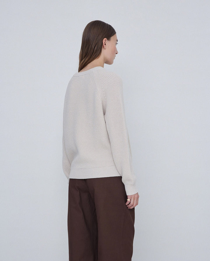 English Rib-Knit Sweater