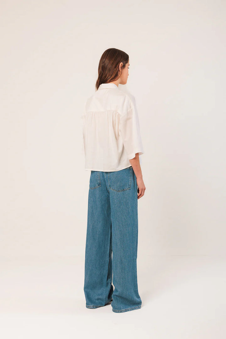 Boxy Poplin Shirt