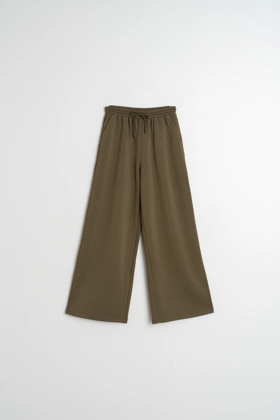 Wide-Leg Sweatshirt Pants