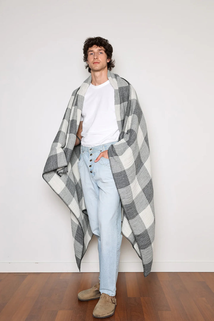 Wilder Plaid Muslin Throw