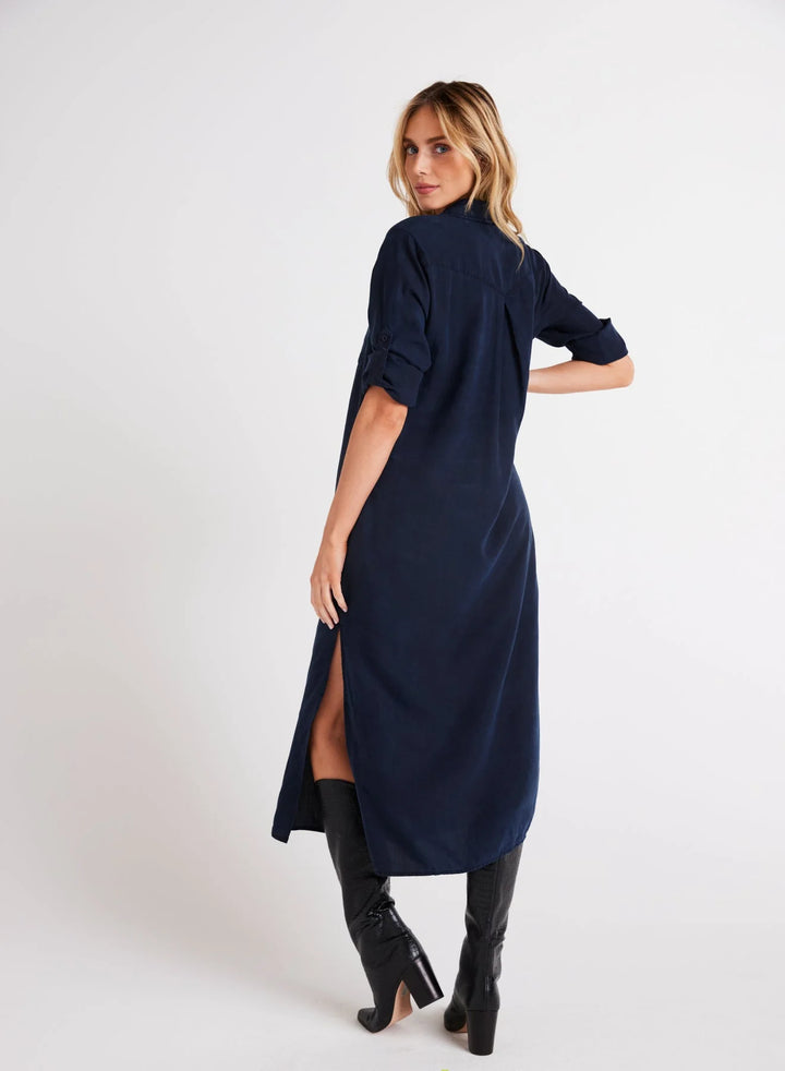 Western Yoke Duster Dress