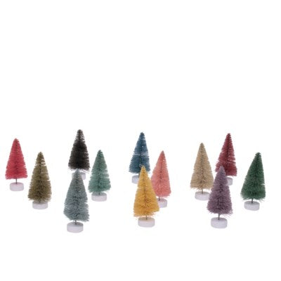 Frosted Bottle Trees SetOf12