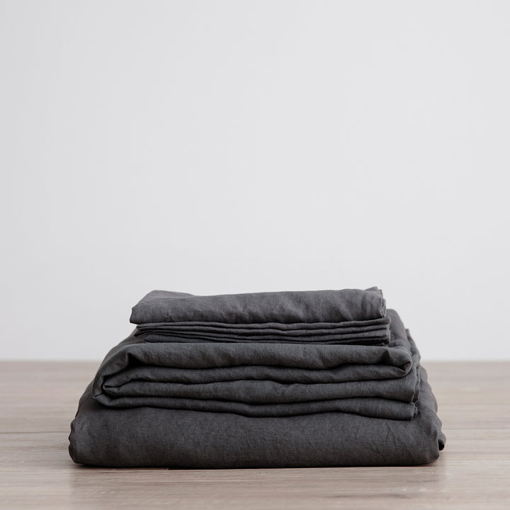 Linen Sheet Set (w/ Pillow Case)
