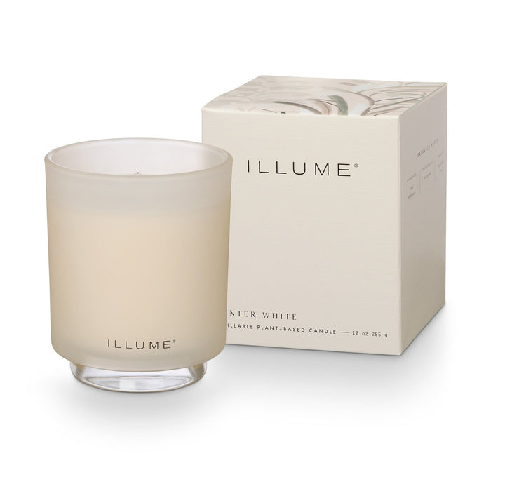 Refillable Boxed Glass Candle