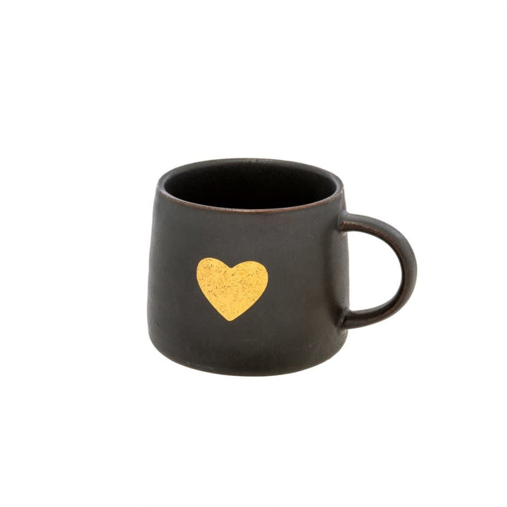 Gold Heart Mug