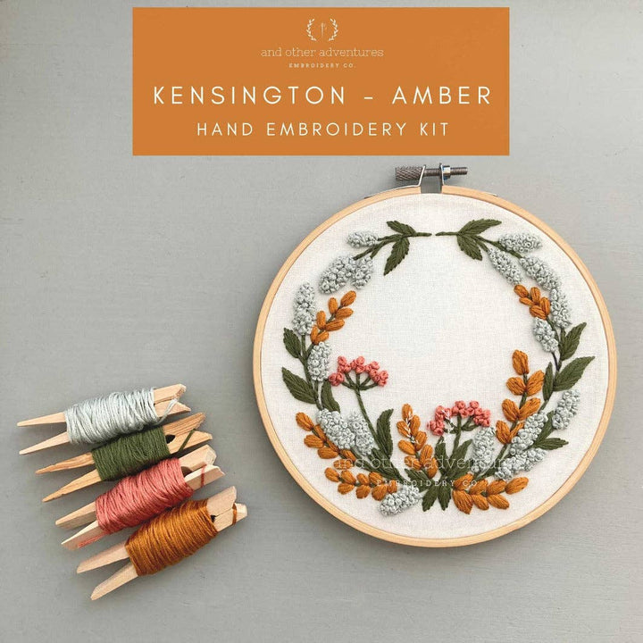 Embroidery Kit | Kensington in Amber