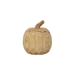 Hand Carved Paulownia Wood Pumpkin